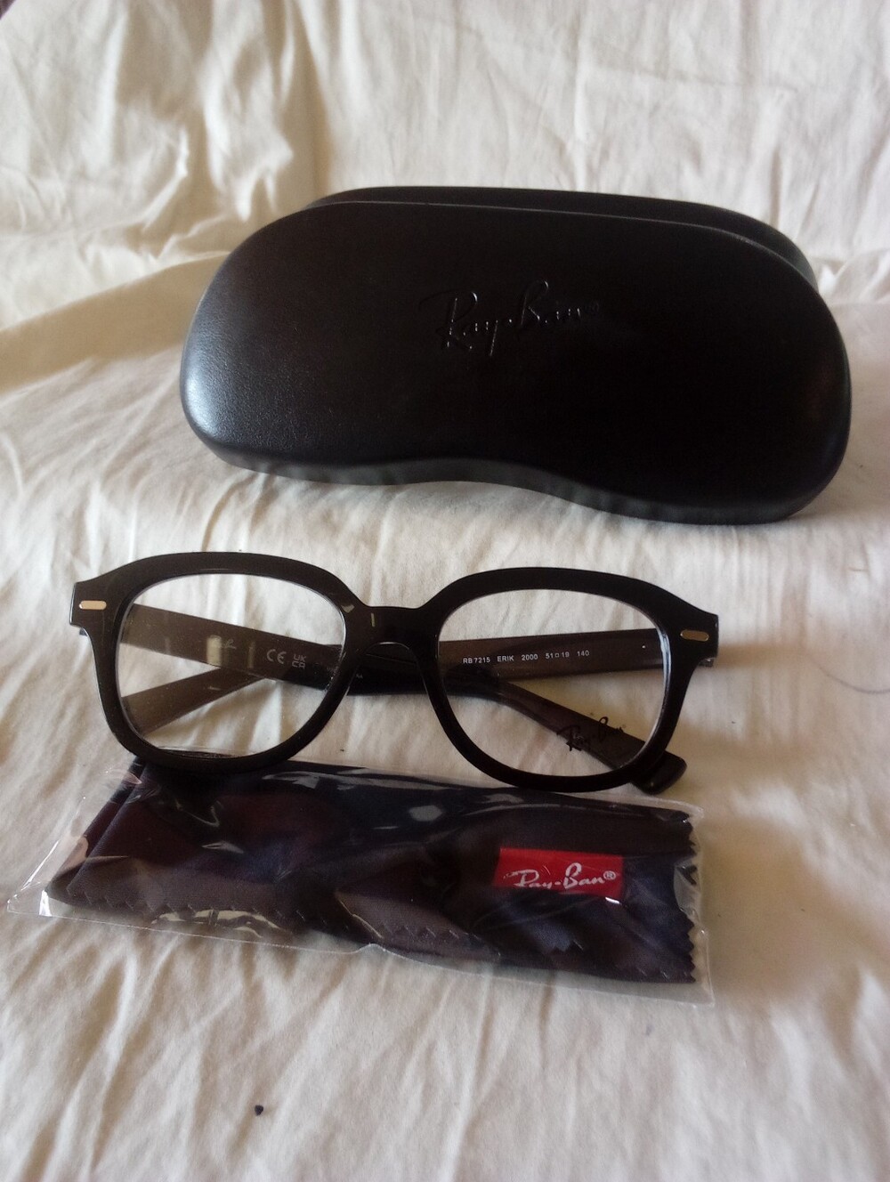Ray-Ban RX7215 Erik Black Eyeglass Frames 51-19